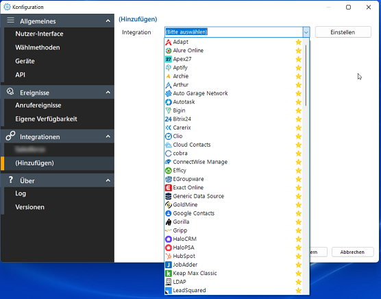 CARA_ErsteSchritte_Integration_Liste