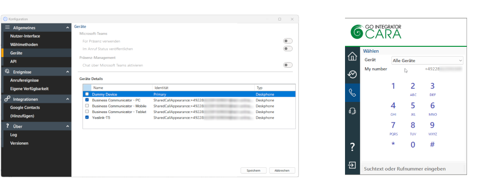 Konfiguration - Geräte