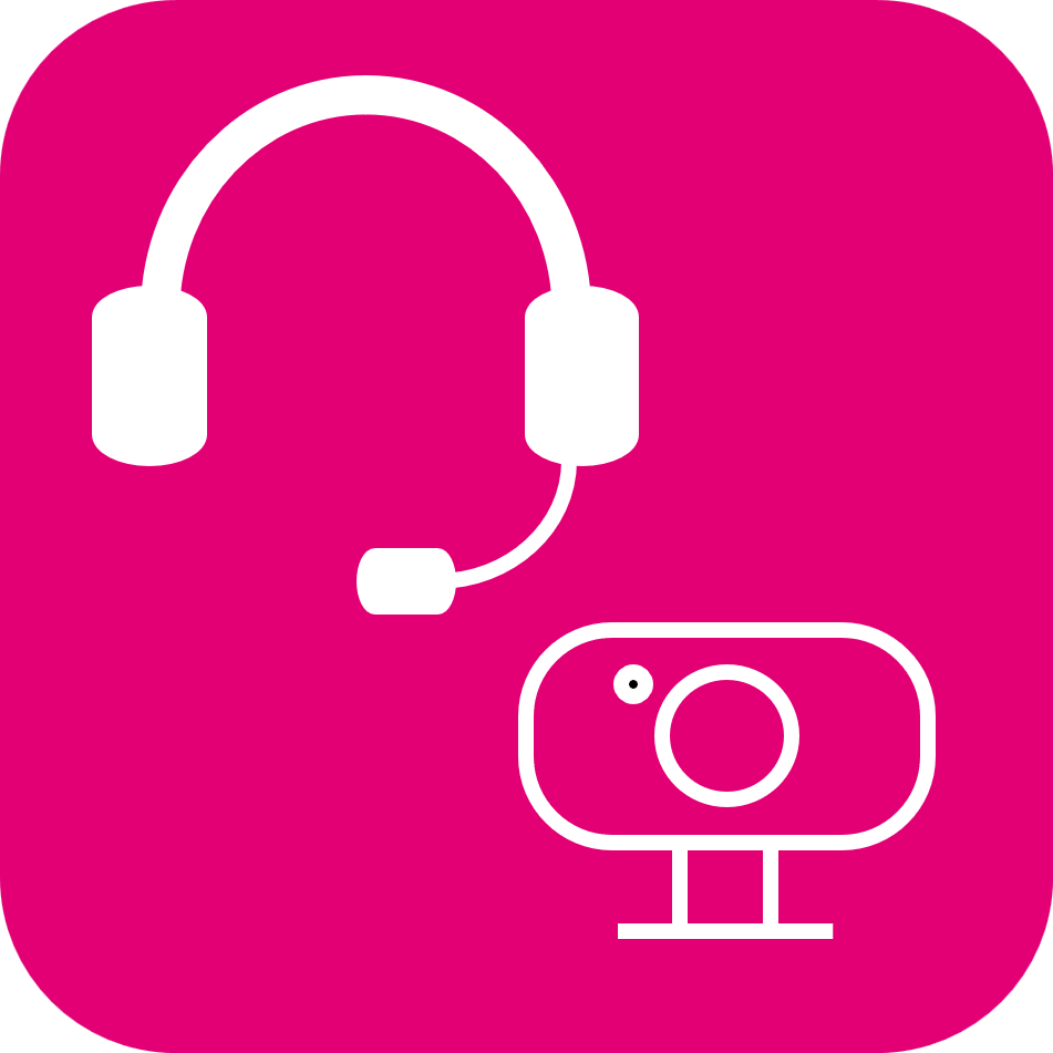 Icon - Headset & WebCam