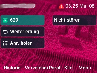 Yealink T73W - Initialisierung abgeschlossen